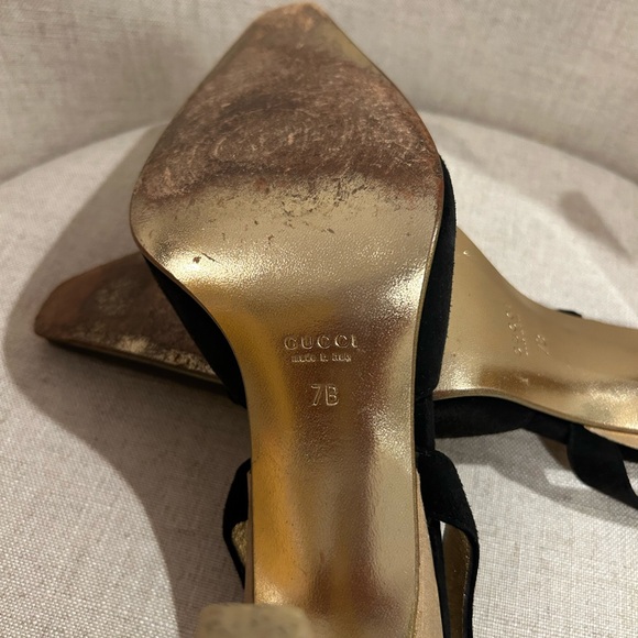 Vintage Gucci Slingback Heels - Picture 6 of 15